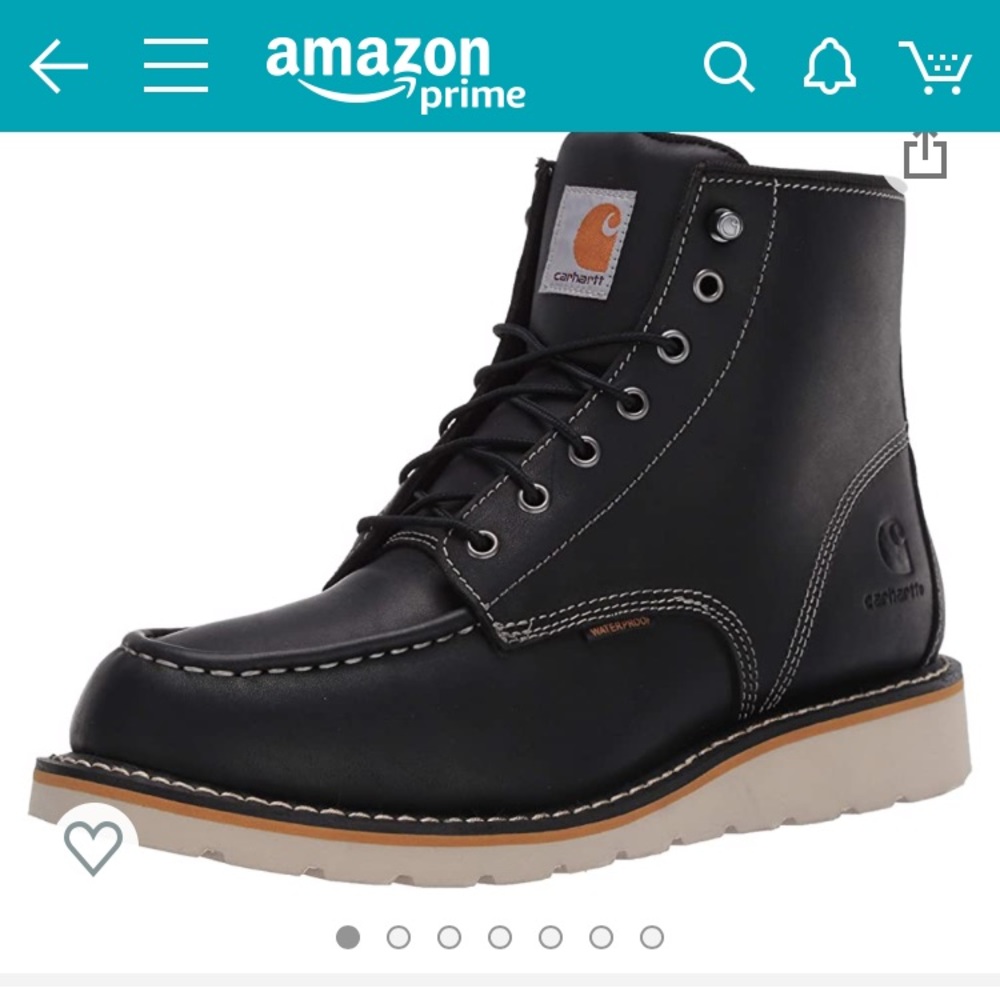 Men’s 6 inch waterproof Carhartt Boot Soft…